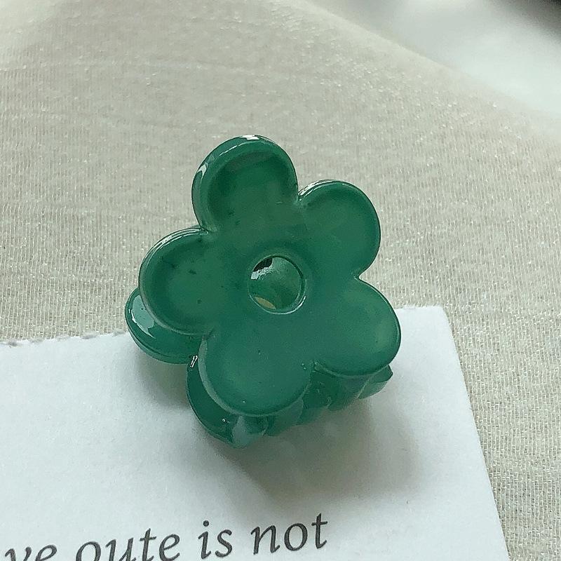 Korean mini candy clip sweet and cute small hairpin transparent solid sweet cool wind broken hair accessories