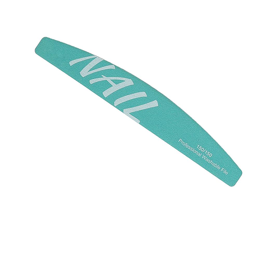 9 Piece Nail File Set Different Shape Professional Manicure Tools Washable Nail Buffer Set for Acrylic Nails