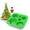 Christmas Silicone Mold: 5-Cavity for Tree, Gloves, and Figurine Designs