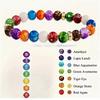 Hand Jewelry Bracelet Boho Meditation Colorful Stone Beads Fashion Vacation Style Beaded Bracelet Mandala Yoga