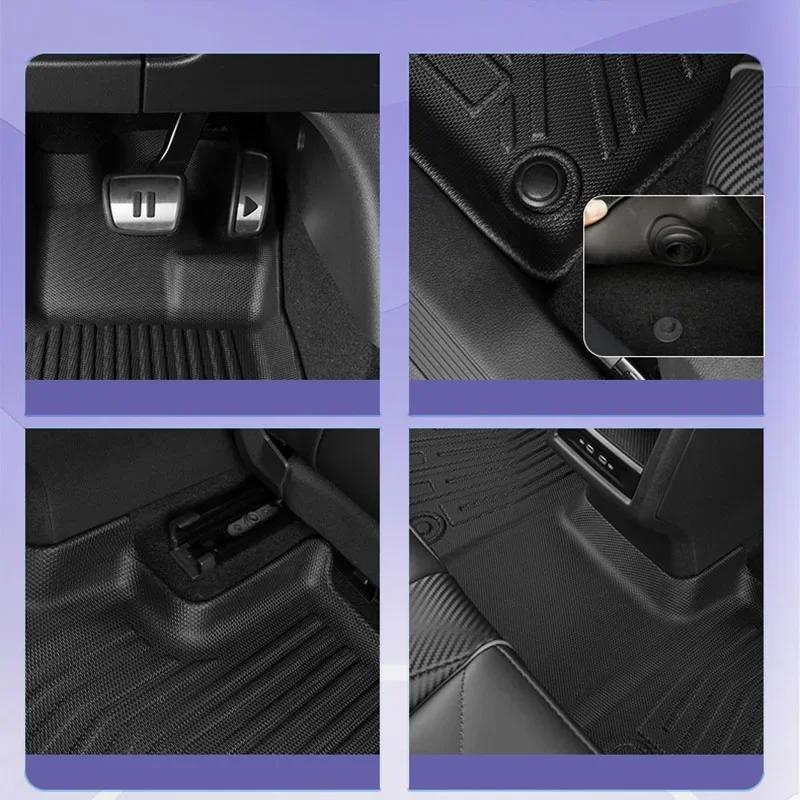 For BYD SHARK 2025 2024 TPE Custom Car Floor Mats Waterproof Carpet Auto Interior Accessories