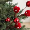 Simulated Xmas Tree Decorations Flocking Lollipop Christmas Flowers  Christmas Tree Decoration