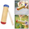 Wood Guiro Shaker Guiro Scraper Music Guiro Scraper Wooden Sound Guiro with Mallet Musical Percussion Instrument Kid Toy
