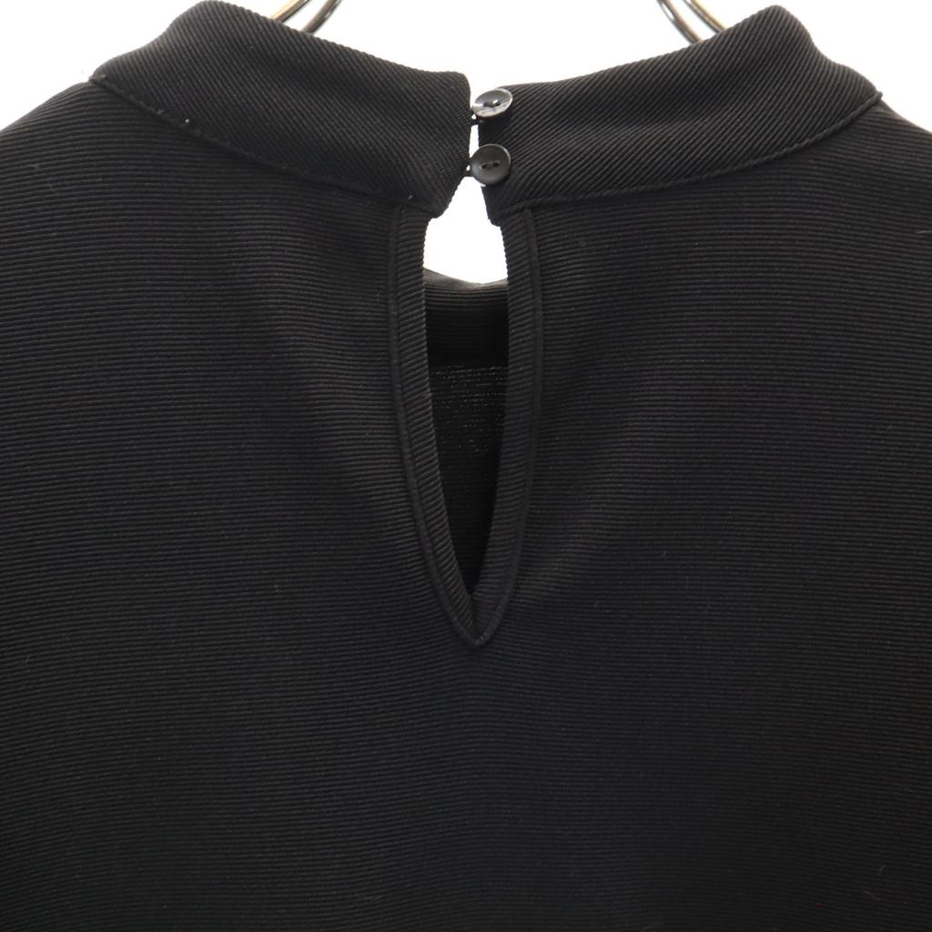 Zara Свитшот с длинным рукавом, сшитый из разных материалов, S, черный пуловер, женский, б/у