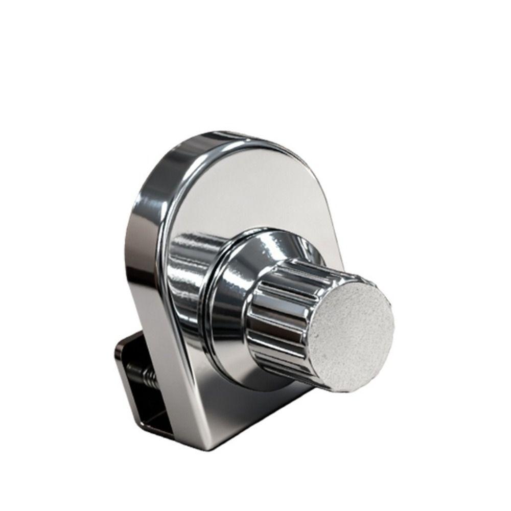 Zincs Alloys Glass Cabinet Lock High Strength Non Perforated Door Lock Easy To Install Corrosion Resistant Single Door Latch