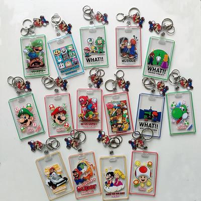 Пластиковый держатель для студенческого билета Mario Slider - Подвеска для карты кампуса с защитой от потери
