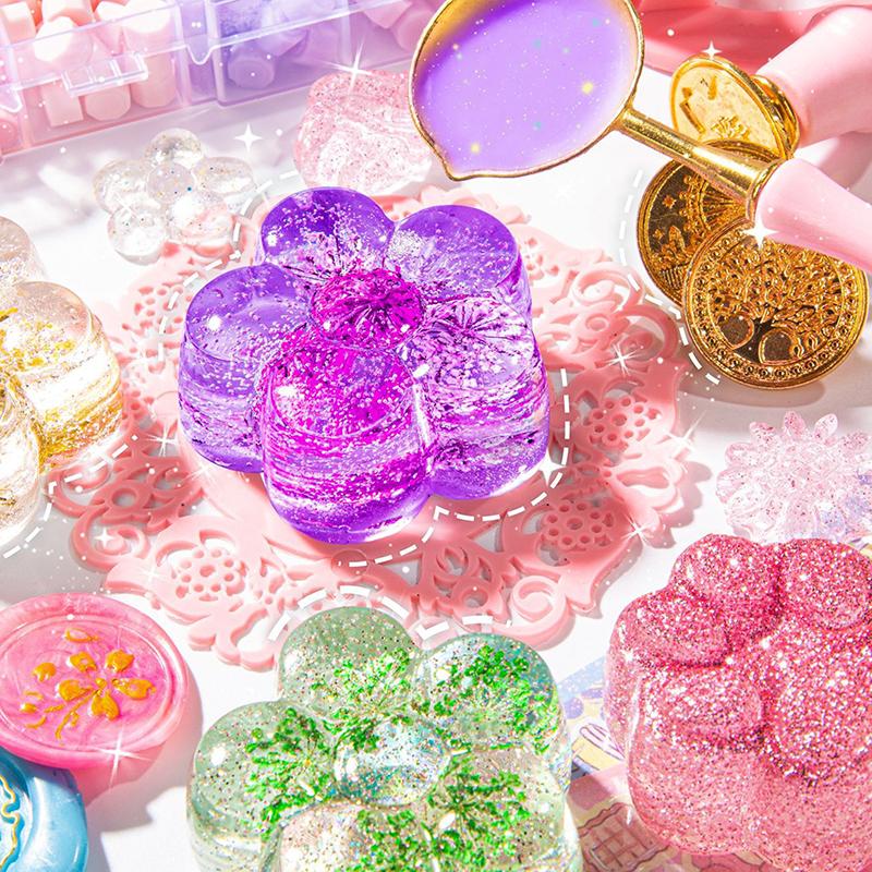 1 набор креативных желеобразных восковых формочек для кошачьих лапок, огненных красок, игрушек, сделанных своими руками, мягкая липкая игрушка для снятия стресса и релаксации