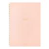 DESIGNPHIL Блокнот на кольцах MIDORI A5 - Розовая сетка в точку, Стильный журнал 15332006