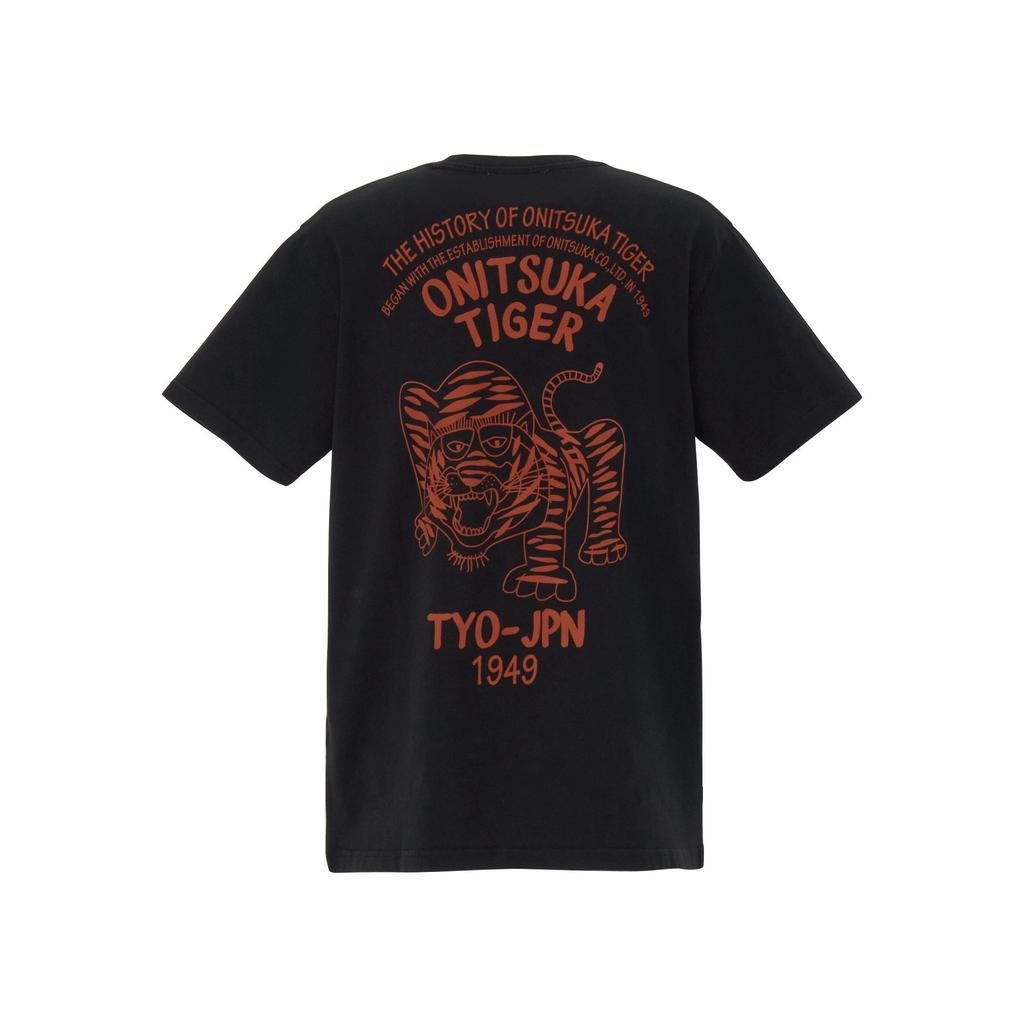 ONITSUKA TIGER Графичная футболка Унисекс Топы Черный 2183B620-001