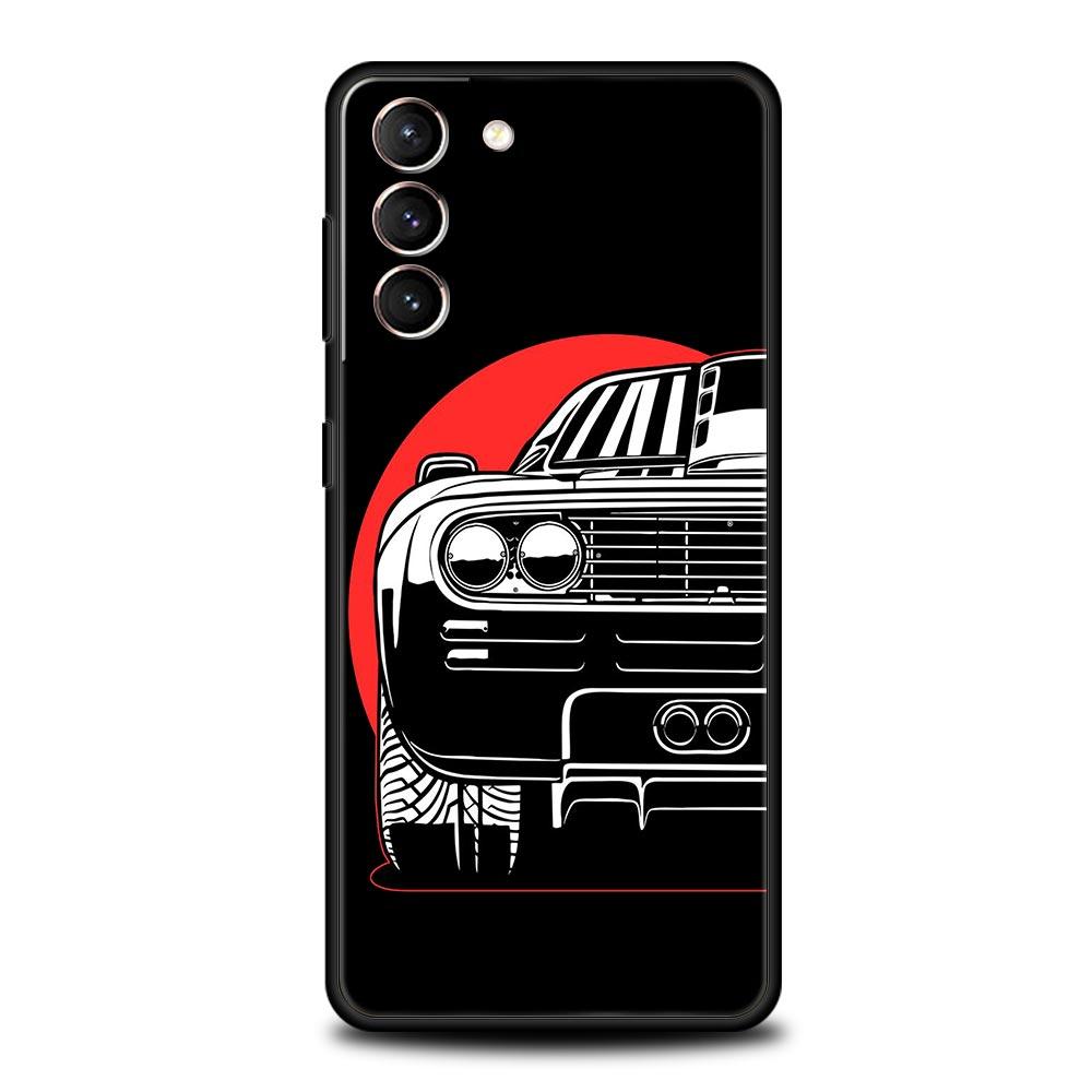 Чехол для телефона JDM Tokyo Drift Sports Car Lamp для Samsung Galaxy S23 Ultra S22 S21 S20 FE 5G S10 S10E S9 S8 Plus Note 20, мягкий чехол