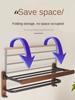 Nordic solid wood Light Luxury Towel Rack Bathroom Towel Set Перфорированная настенная полка для полотенец Аксессуары для ванной комнаты