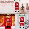 Christmas Decoration Funny Pendant Easy Installation Christmas Ambiance Wall-Climbing Santa Easily Hangs On Doorframes Gutters