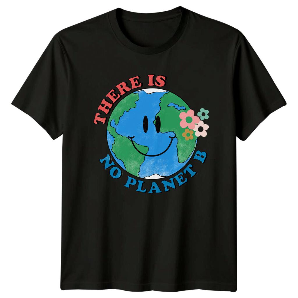 There Is No Planet B Earth Day Groovy Graphic TShirt