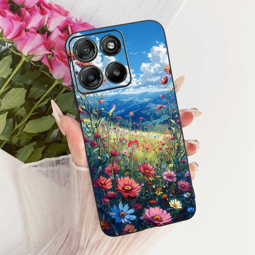 For Moto G57 Power 5G Case Cover Fashion Butterfly Cute Cool Painted Soft Phone Casing For Motorola Moto G57 Power 5G Bumper