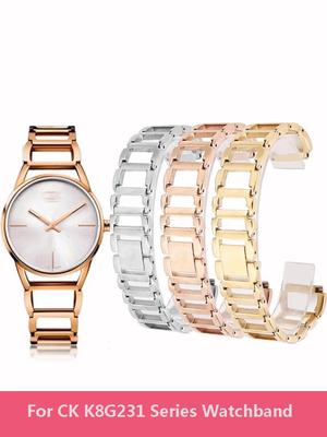 Ремешок для часов CK Steel Strip K3G223626 K3G231 K2Y2Y1 Series Hollowed Out Precision Steel Watch Remesh 16 мм Women Bracelet
