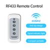 433MHz Smart Switch RF Relay Receiver Breaker Module 2-Way Remote Control Smart Home16A Wireless 1/2/3Gang Button Panel Switch