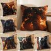 Крутой Персонаж W-Warhammer 40,000-MT Наволочка с Принтом Наволочка Гостиная Диван Подушка Чехол Декор Спальни
