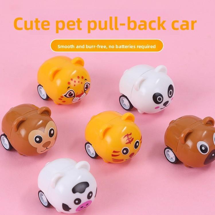 Monkey Kids Tiger Plastic Animal Car For Cognitive And Motor Enhancement Skills