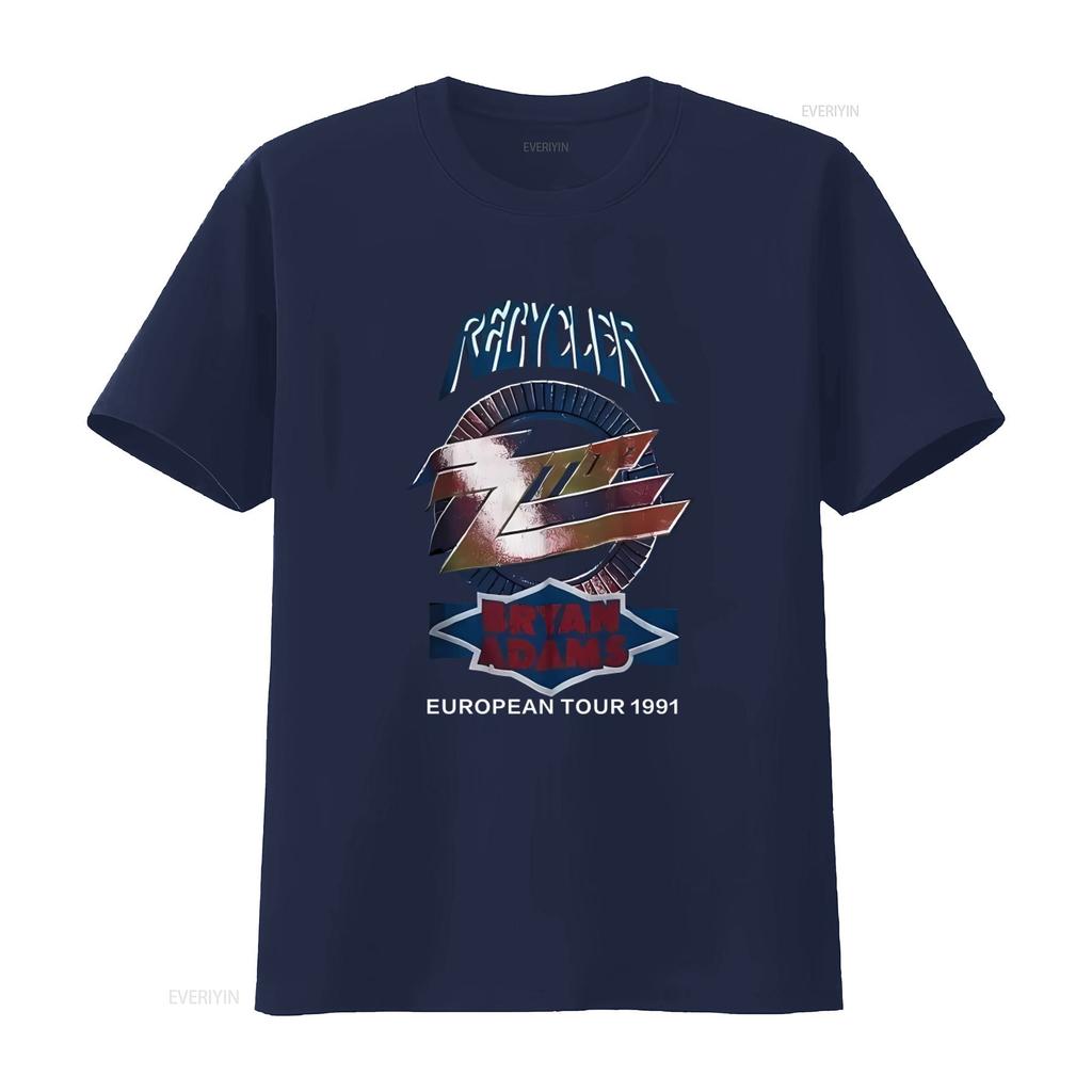 1991 Bryan Adams Zz Top Vintage Band Tour T Shirt For Unisex Vintage Unisex Versatile Soft Breathable Graphic Stretched