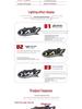 Блок-фара для Honda Inspire 2019-2022: Светодиодные дневные ходовые огни и динамические указатели поворота в стиле Lamborghini