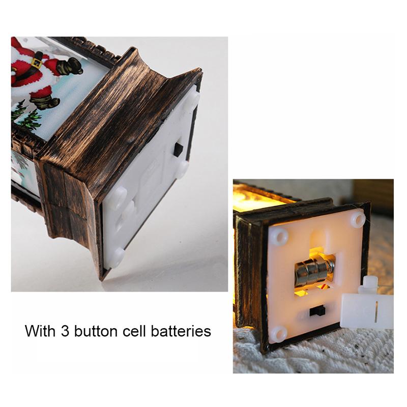 2024 Рождественский светодиодный ночник Санта-Клаус Снеговик Фонарь Лампа Настольное украшение Рождественское украшение для дома Рождественские подарки