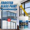 Матовая краска для стекла для дверей и окон - светоблокирующее покрытие, не прилипающее, легко наносится - полупрозрачная пленка для конфиденциальности