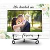 Best Is Yet To Come Love Picture Frame, 4X6 Wooden Photo Frame With Iron Stand, Wedding & Engagement Gifts