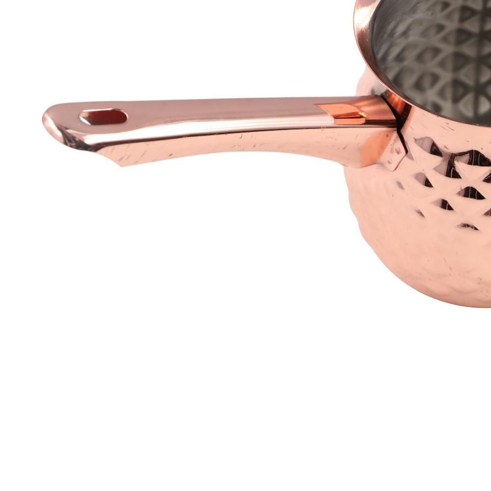 Универсальная кофейная турка ручной работы, устойчивая ручка, подогреватель молока с крышкой, нержавеющая сталь, ковш для плавления, кухня