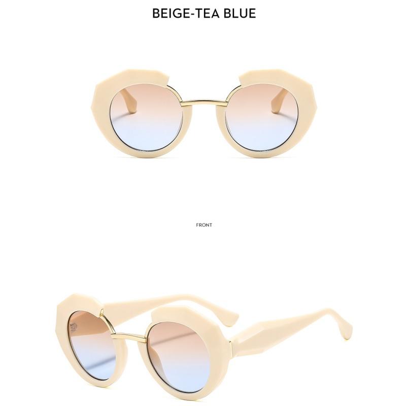 Женские солнцезащитные очки, модные круглые солнцезащитные очки, солнцезащитные очки с толстой оправой.