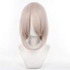 Eileen Cosplay Wig, Medium Pink Beige, Fluffy Hair, 40cm, Universal, Unisex, Heat-Resistant, Event Wig with Net