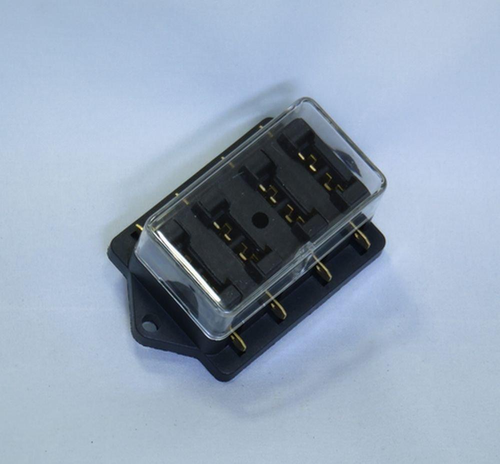 M3 Universal 4 Three Fuse Box Holder with Clear Cover