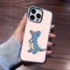 Милый мультяшный чехол для телефона с динозаврами Для IPhone 17 Pro Max 16 15 14 Pro Max IPhone 13 Pro Max 11 Plus Прозрачная крышка