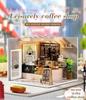 (t-FREAK) Dollhouse Handmade Kit Set Miniature My Little Scene Series (H-021 COFFEE SHOP)