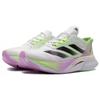 Adidas Женские кроссовки Adizero Boston 12 Белый/Зеленый/Искры IG3328