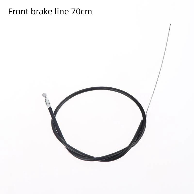 Bicycle Brake Cable Set with Metal Wire Core Easy Installation Front and Rear Tubes 1/2pcs for Enhanced Cycling Safety