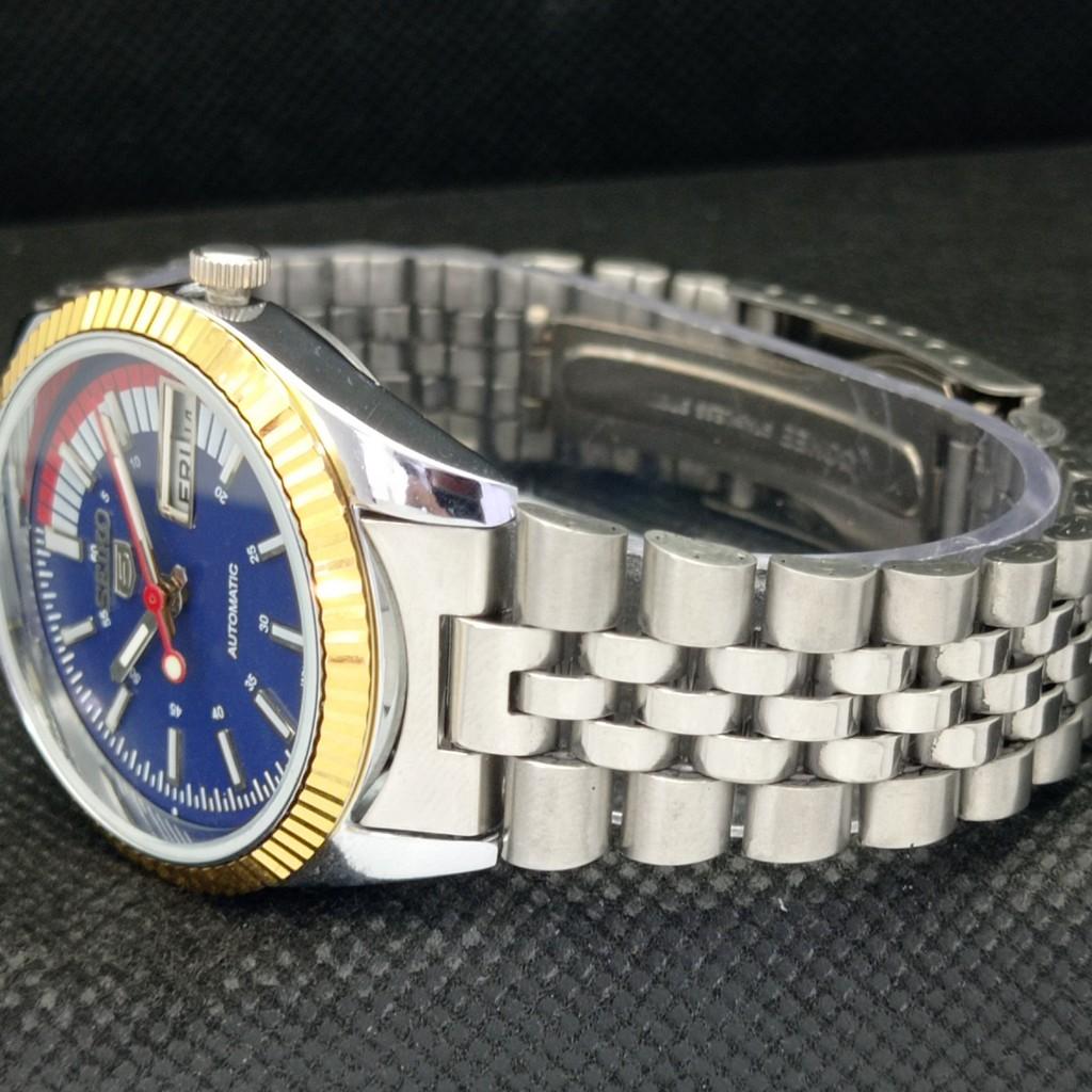 ВОССТАНОВЛЕННЫЕ ВИНТАЖНЫЕ МУЖСКИЕ ЧАСЫ SEIKO 5 PRESIDENT AUTOMATIC ИЗ ЯПОНИИ 575b-a305098-9