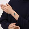 Swatch Серия Essentials Кварцевый механизм Водонепроницаемость 30 метров Унисекс Швейцарские часы 25 мм Зеленый циферблат Полимерный корпус Силиконовый ремешок LO117