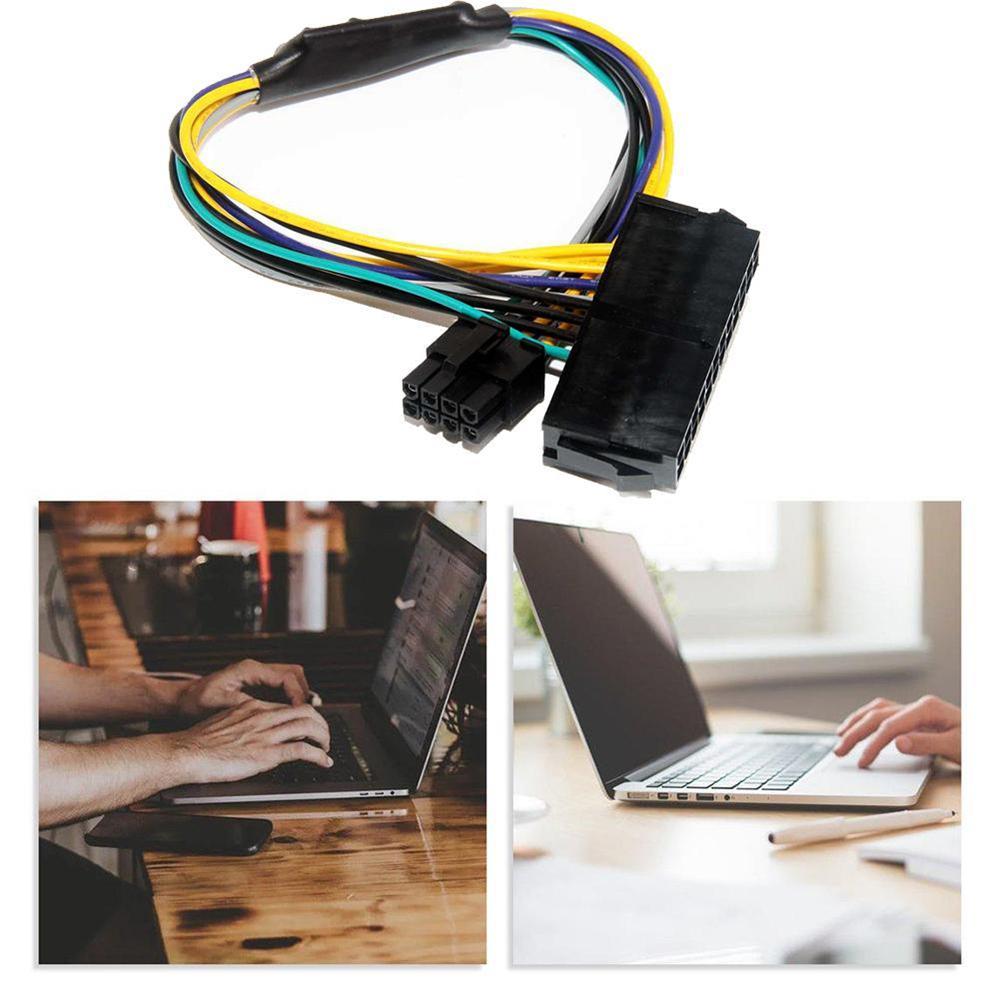 New 24-8 Pin ATX Power Supply Adapter Cable For Dell 3020 7020 9020 T1700 Computers