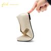 [First layer cowhide] French distressed genuine leather with shallow texture, high-end embellishment, gentle temperament, versatile women's loafers