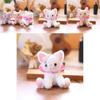 Animal Plush Cat Doll With Soft Fabric For Bag Hanging And Gift Use