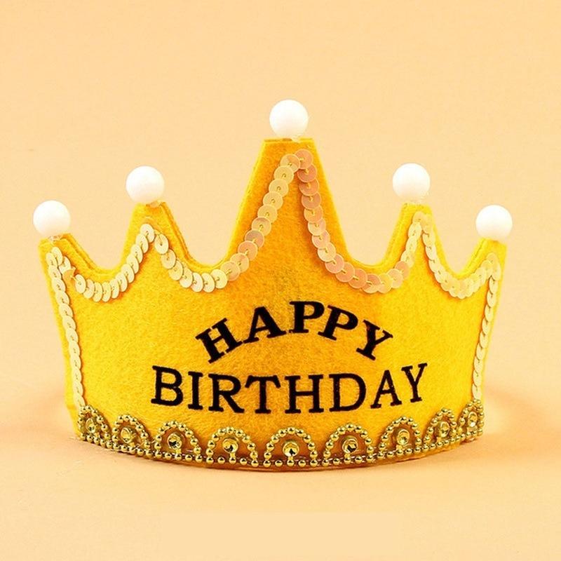 Светодиодная светящаяся корона, праздничная шляпа короля, принцессы, для мероприятия, украшение торта, реквизит для фото, праздничные принадлежности, юбилей