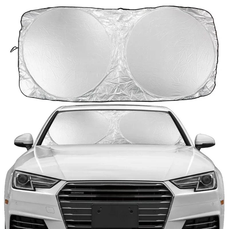 6pcs Universal Car Sunshade Front And Rear Windshields Privacy Windows Sun Protection Thermal Insulation Sunshades Car Accessories