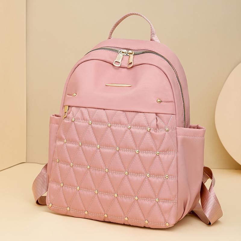 Ромбовидная вышивка рюкзак женский рюкзак большой емкости водоотталкивающий дорожный рюкзак