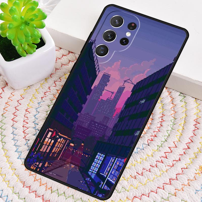 Арт Пиксель Эстетичный Чехол для Телефона для Samsung Galaxy note 10 pro S26 Ultra S23 S24 FE S25 S21 S22 PLUS противоударный Чехол