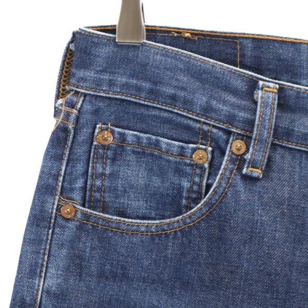 Levi's 90-е 512 Сделано в Японии Прямые джинсы w28 Джинсы индиго Мужские Б/у
