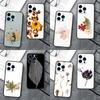 Flowers Pressed Cover For Xiaomi Redmi Note 13 10 11 12 14 15 Pro Plus Case For Redmi 15 12C 13C 14C 10C 15C