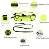 Reflective Waterproof Pet Running Waist Bag with Traction Rope
