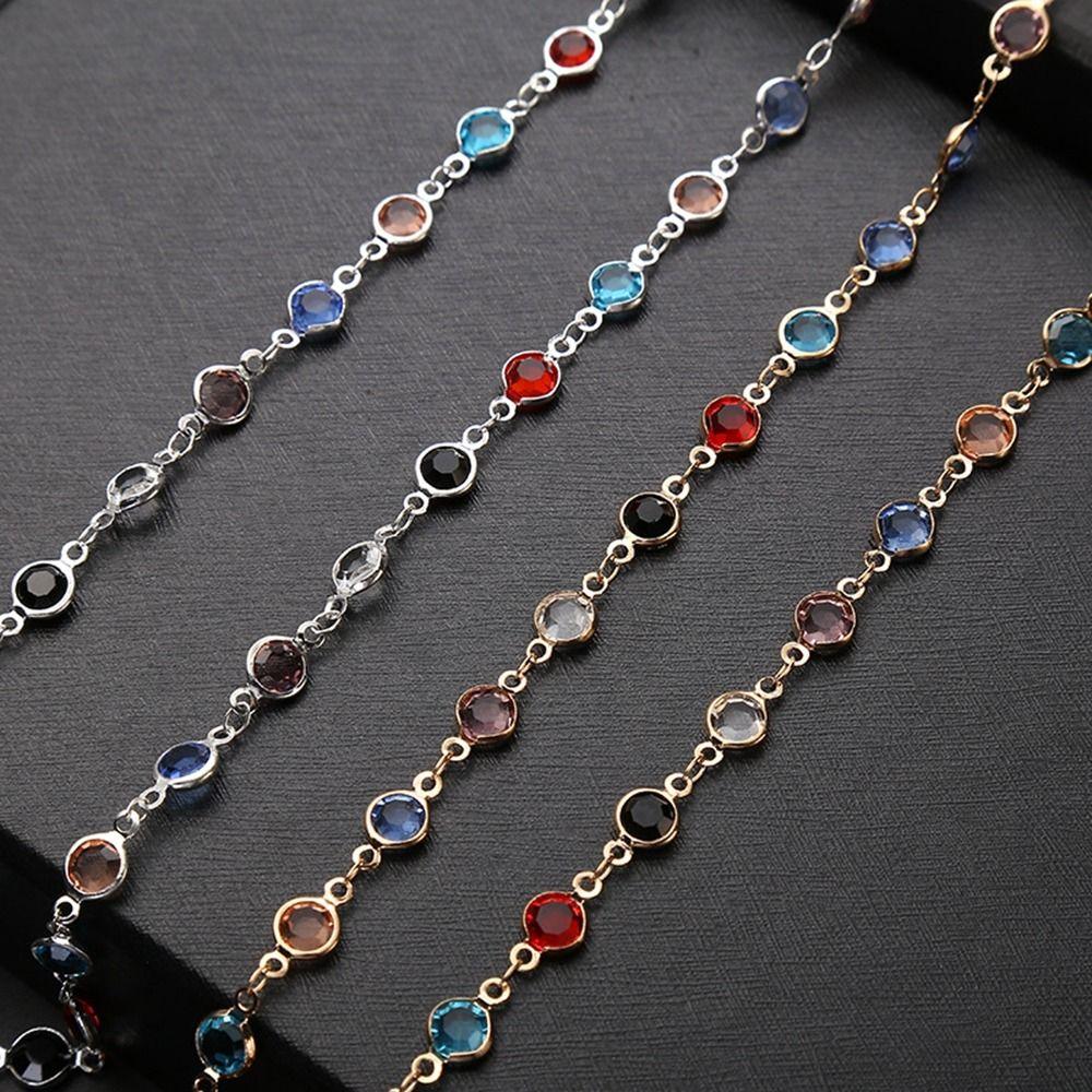 Ремешок для очков со стразами Металлическая цепочка для очков Цепочки для солнцезащитных очков Цепочка для маски Шнурок для очков