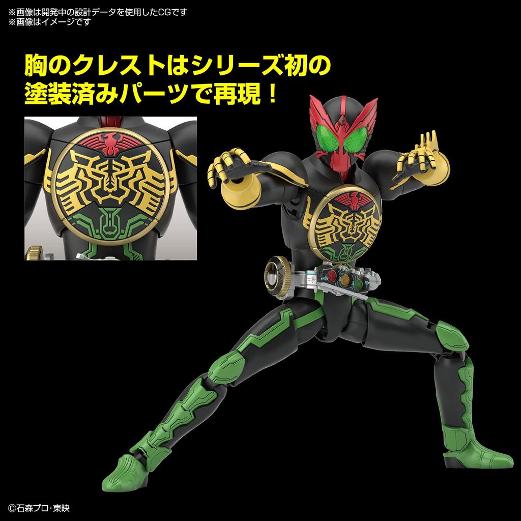 BANDAI SPIRITS Standard Kamen Rider OOO Tatoba Combo Пластиковая модель с подъемом фигуры Цветовая кодировка