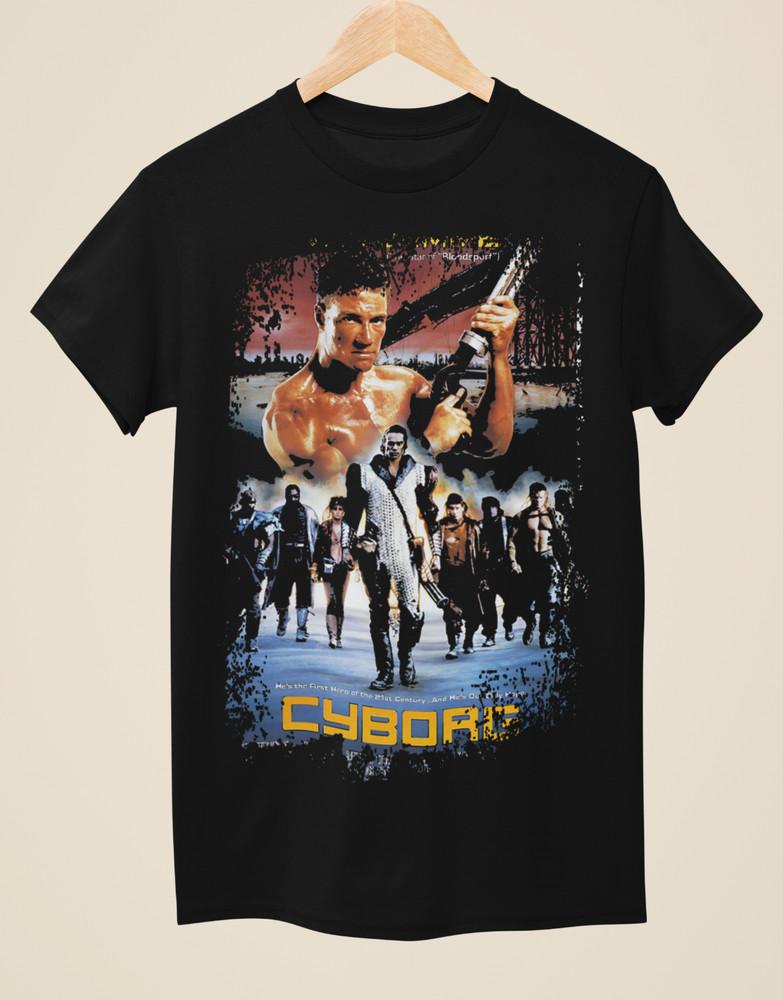 Cyborg - Movie Poster Inspired Unisex Black T-Shirt Unisex T-Shirt